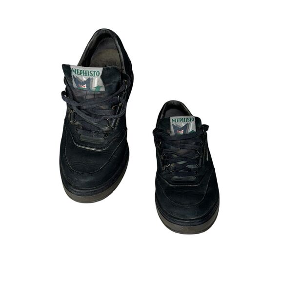 Mephisto Shoes - Mephisto Womens Rush Runoff Walking Shoe 7.5 Comfort Sneaker Black Nubuck